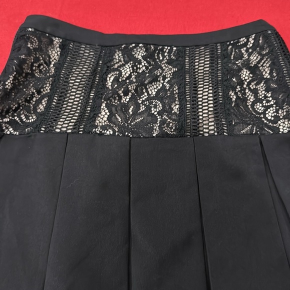 Endless Rose Black Mini Skater Skirt - Picture 2 of 4